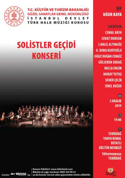  İstanbul Devlet Halk Korosu Müdürlüğü Solistler Geçidi